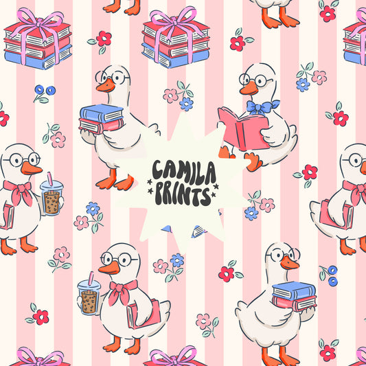 Silly Goose Books and Coffee Seamless File