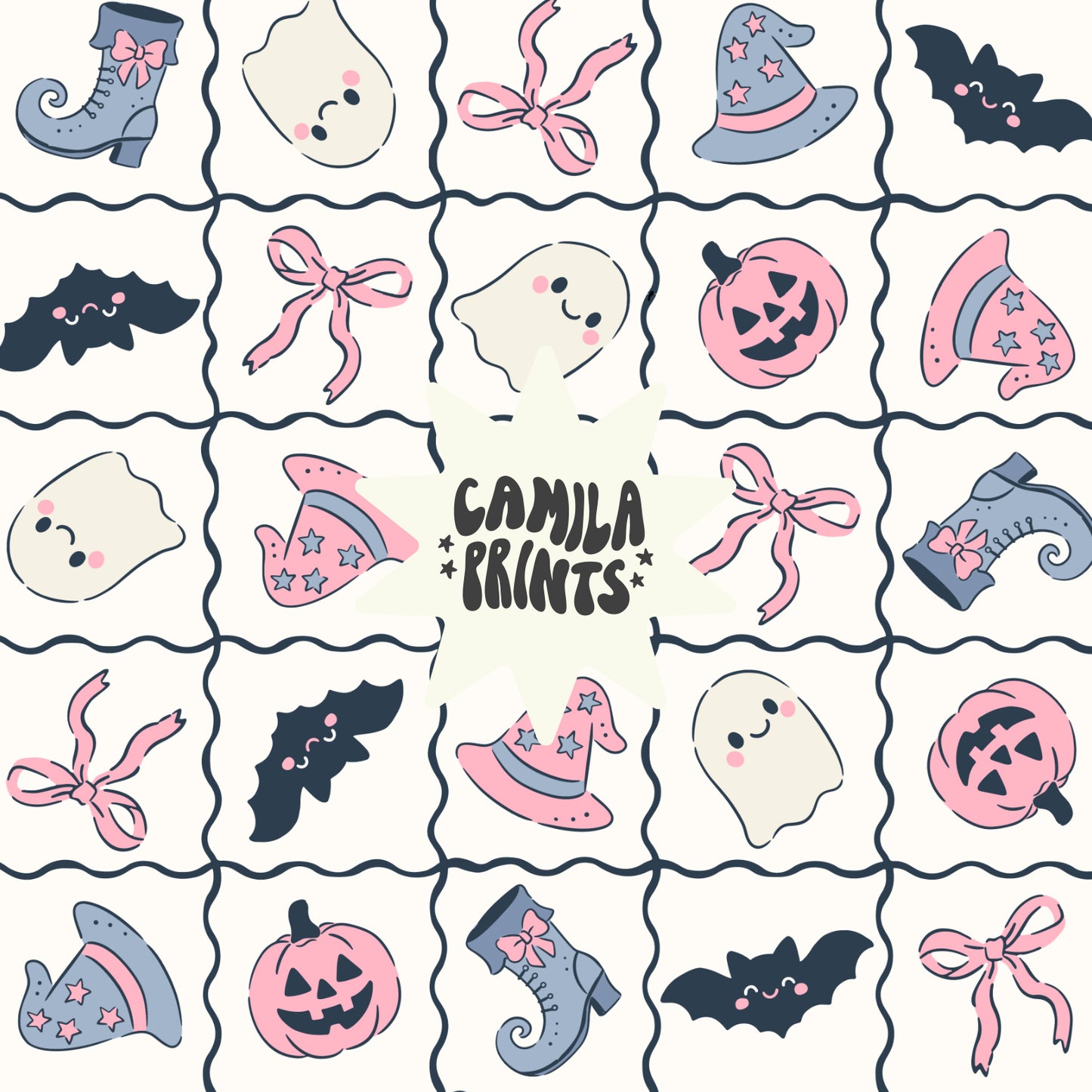 Witch Checkerboard Seamless File