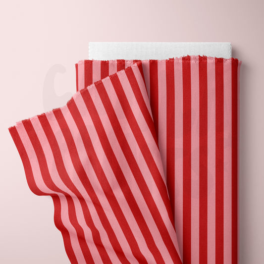 Stripes Seamless Pattern Pink and Red