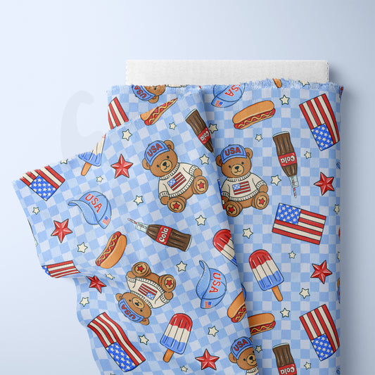 Boy Fourth of July Seamless File
