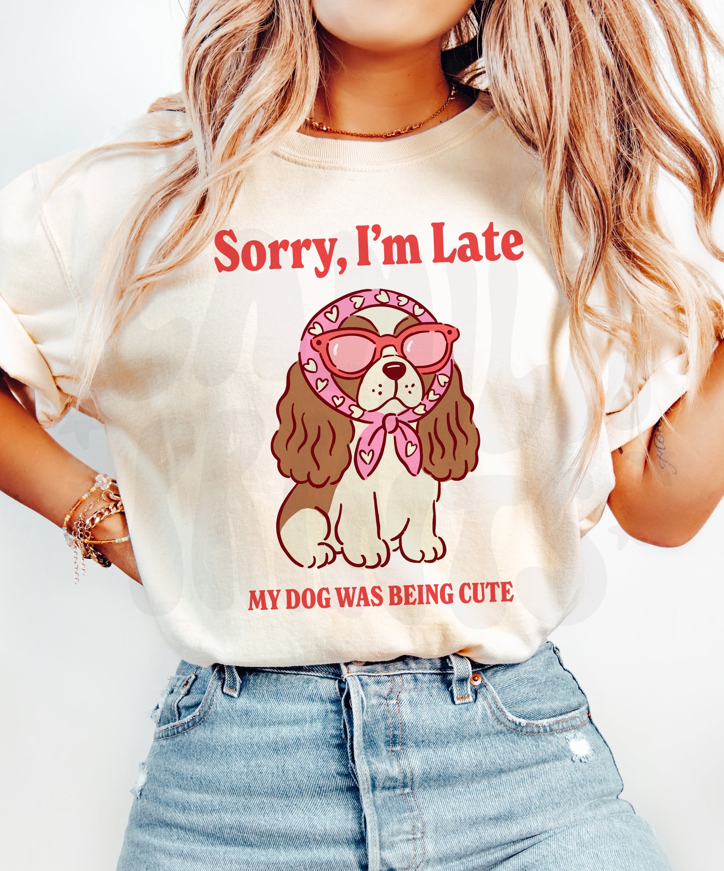 Sorry I'm Late Valentines PNG and SVG