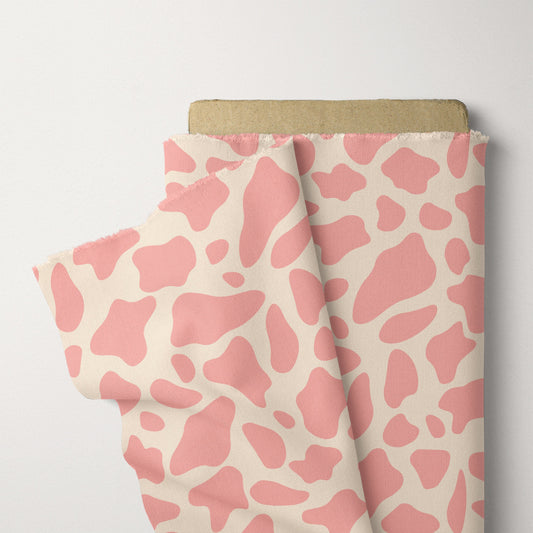Cow Print Pattern, Western Seamless Pattern, Pink Seamless File for Fabric Printing