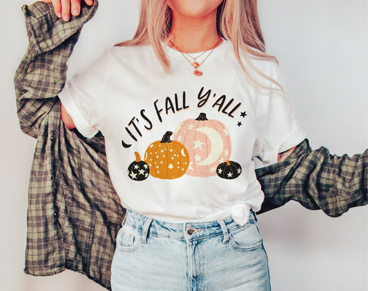 Pumpkin Png Sublimation Its Fall Yall Shirt Design