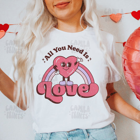 Valentines Png Sublimation Hippie Valentines SVG Shirt Design