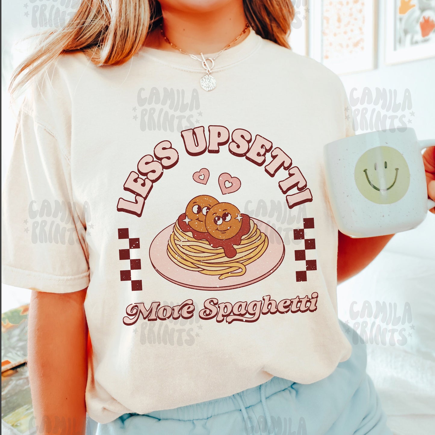 Valentines SVG Spaghetti PNG Sublimation T Shirt Design