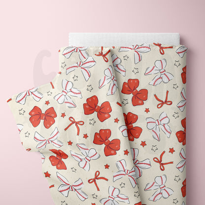 Baseball Bows Seamless File