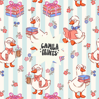 Silly Goose Books and Coffee Seamless File