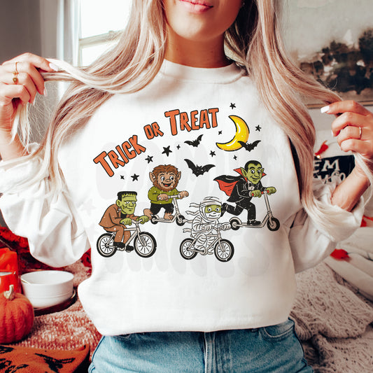 Trick or Treat Monsters Png and SVG Files