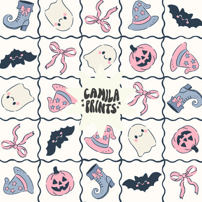 Witch Checkerboard Seamless File