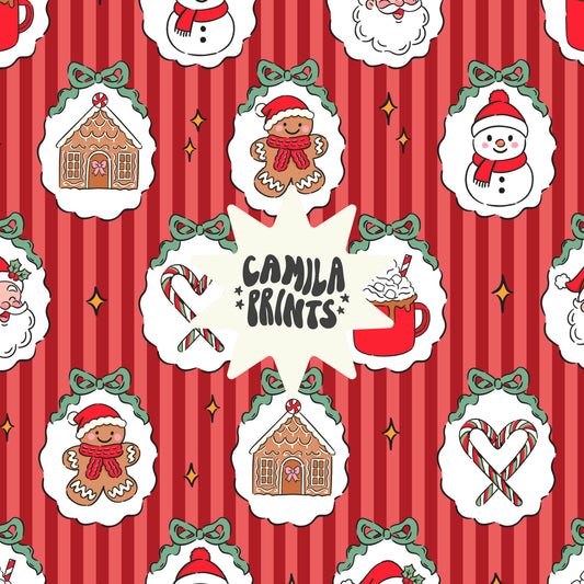 Cameo Santa and Bows