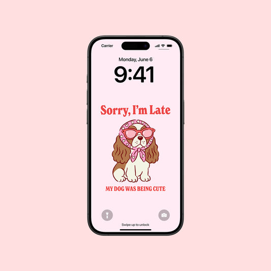 Sorry I'm Late Wallpaper
