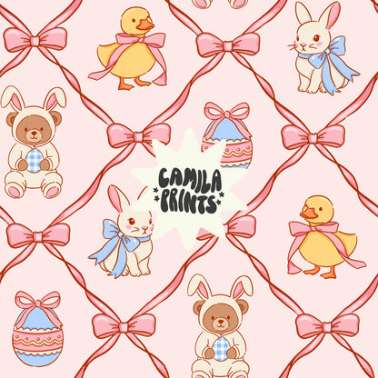 Easter Teddy Bear Trellis