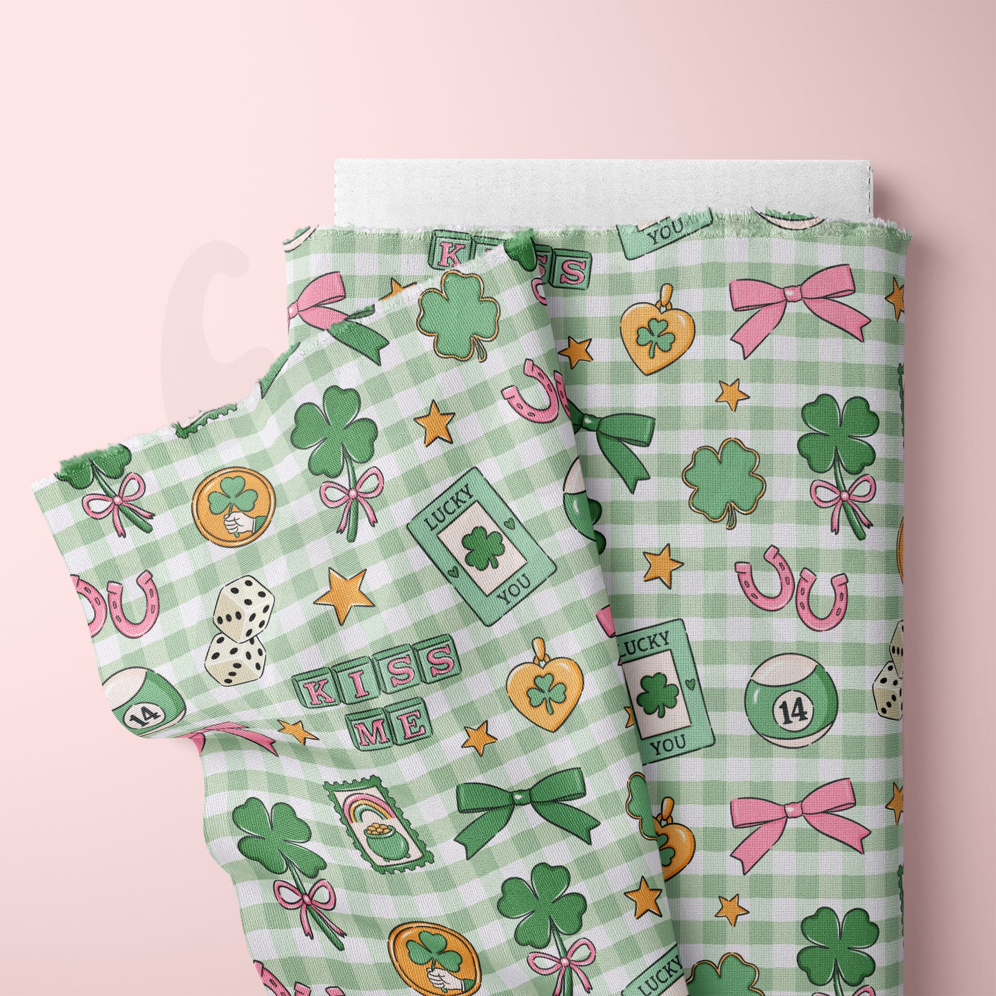 St Patricks Seamless Pattern Charms and Trinkets