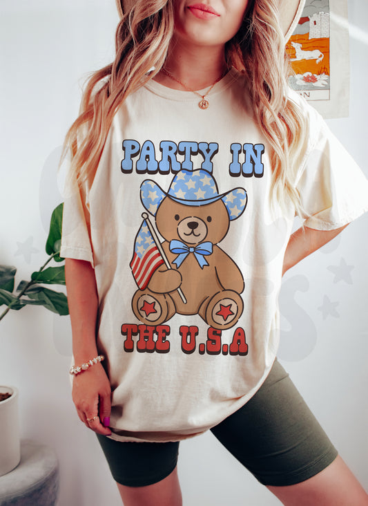 Cowboy Teddy Bear  Fourth of July