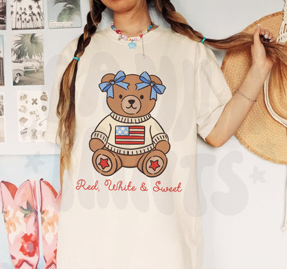 Fourth of July Preppy Vintage Americana PNG