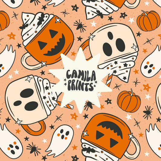 Halloween Sublimation Pumpkin Spice PNG Shirt Design