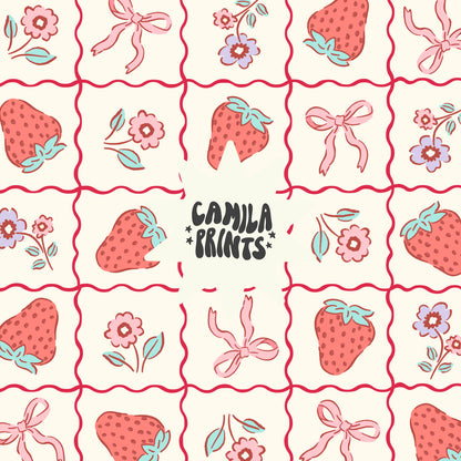 Strawberry Seamless Pattern