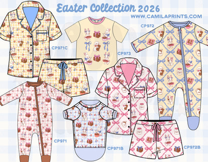 Easter Bunny Chocolate Gingham