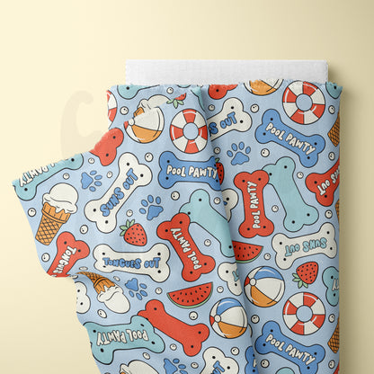 Summer Dog Treats Seamless File