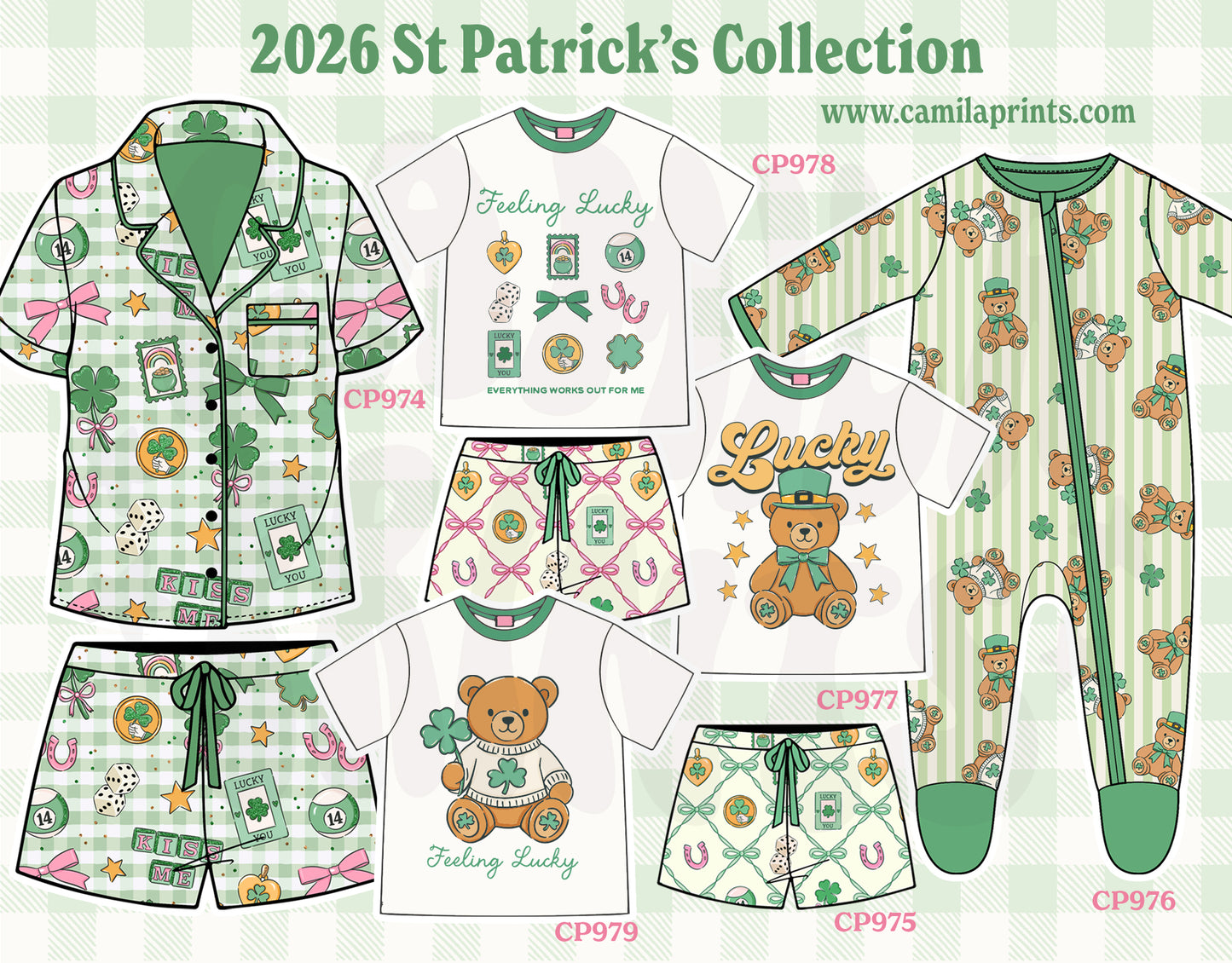St Patrick's Sublimation Lucky Bear