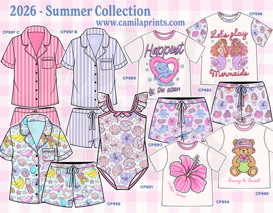 Summer Sublimation Bear PNG