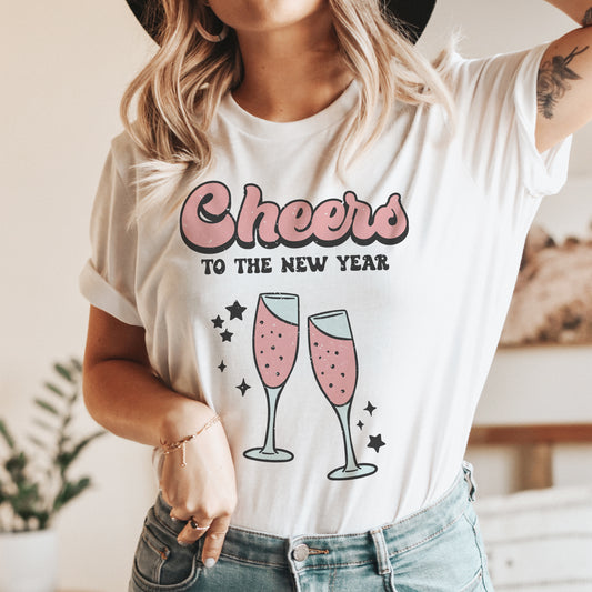 New Year 2023 PNG Sublimation Champagne SVG Shirt Design