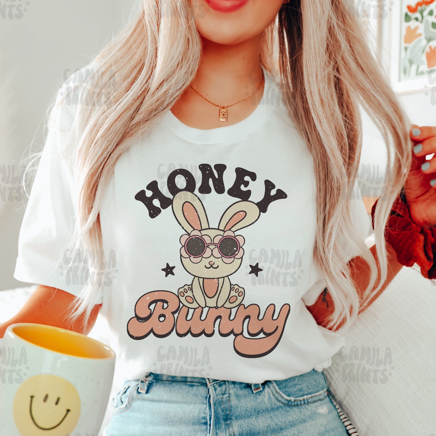 Easter Honey Bunny PNG and SVG Files