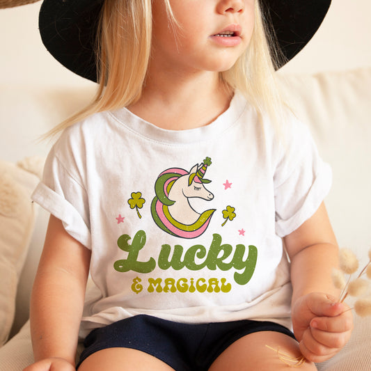 St Patricks SVG Lucky Kids PNG Sublimation T Shirt Design