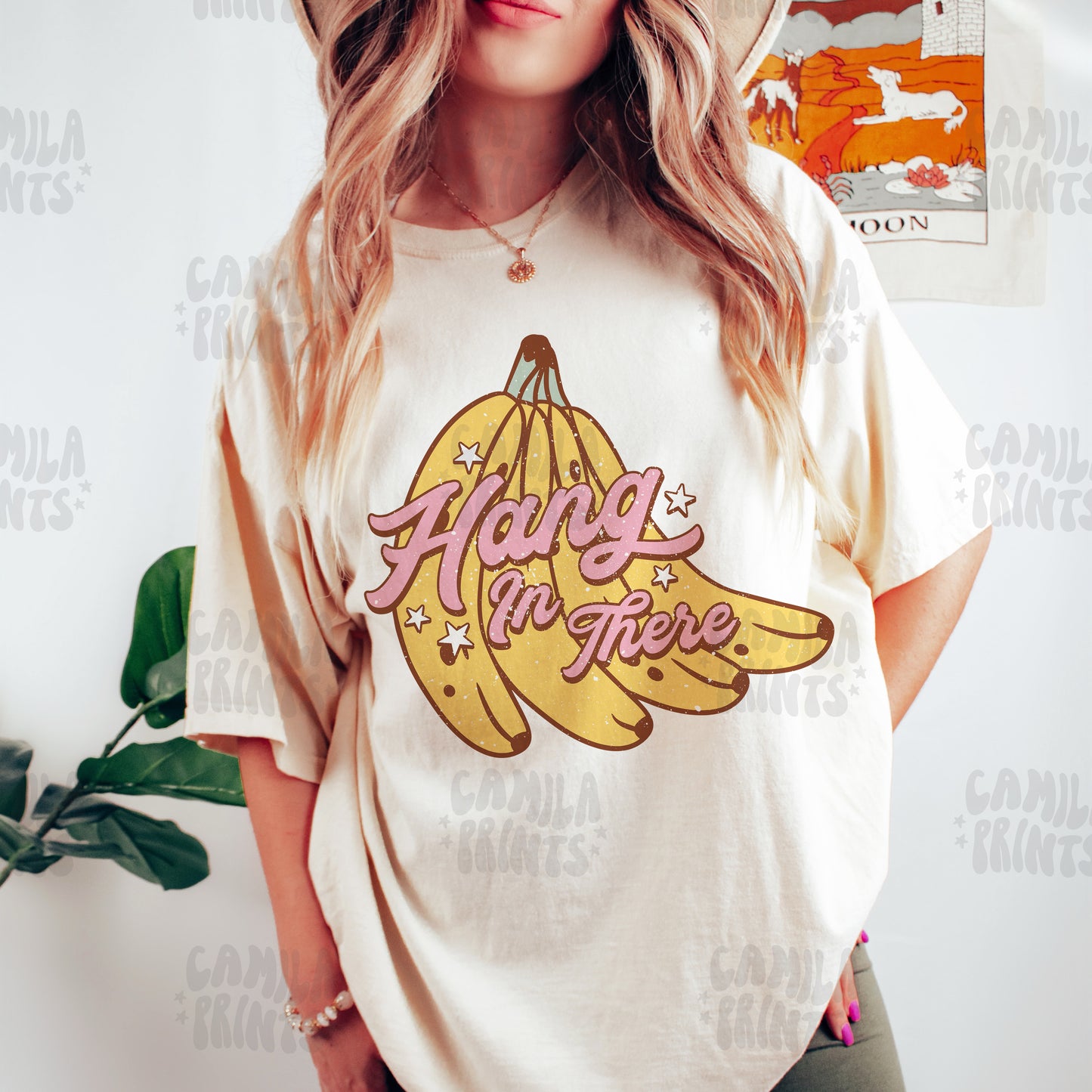 Tropical Sublimation Banana PNG Shirt Design