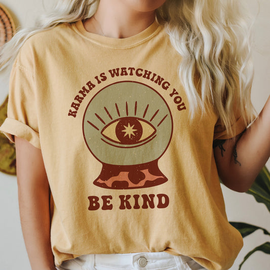 Karma SVG Mystical Boho PNG Sublimation Shirt Design