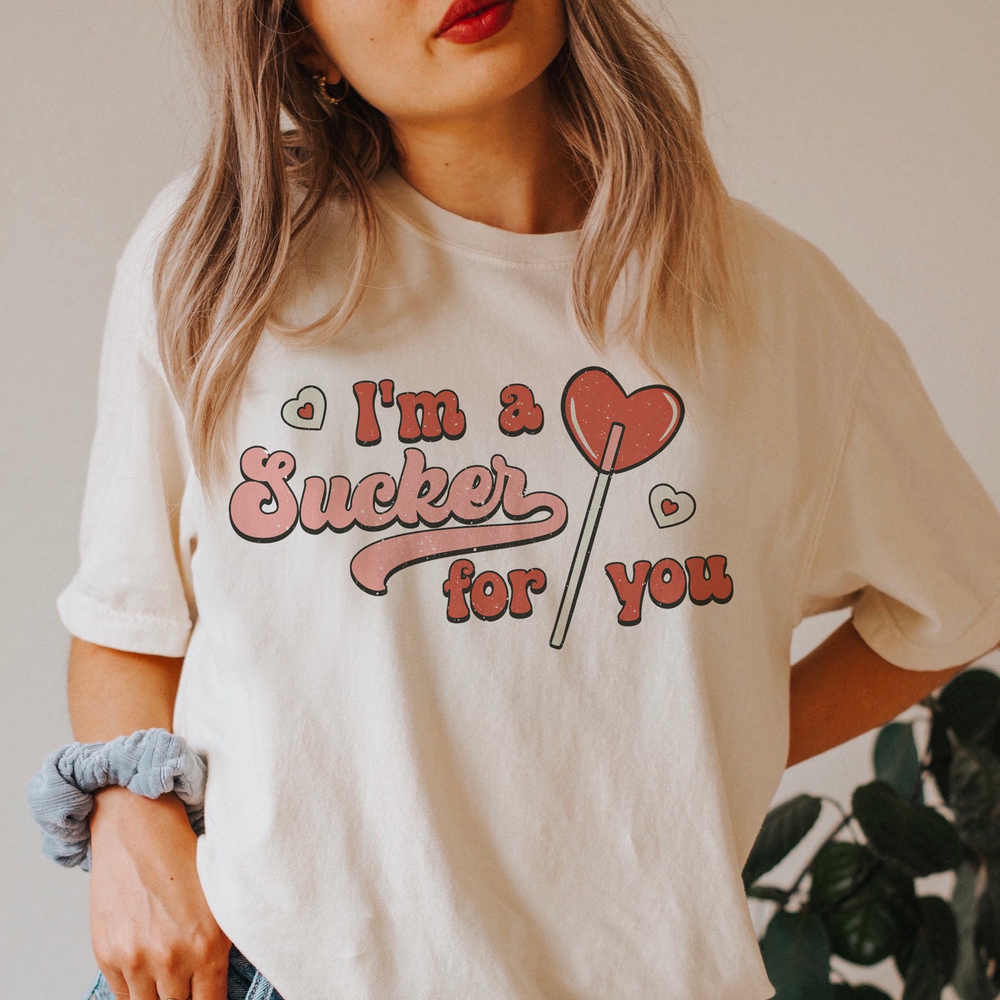 Valentines Png Sublimation Sucker For You Lollipop Shirt Design