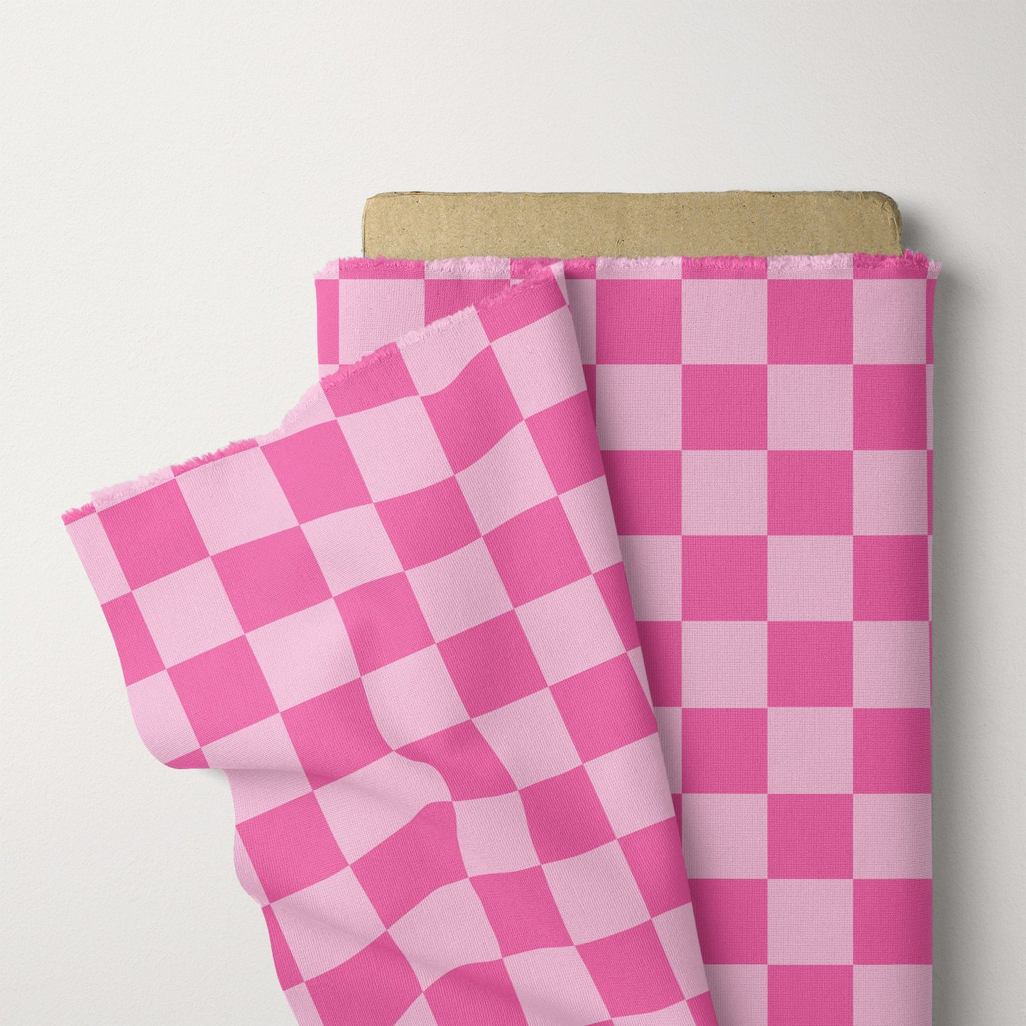 Pink Checkerboard Summer Seamless File for Fabric Sublimation