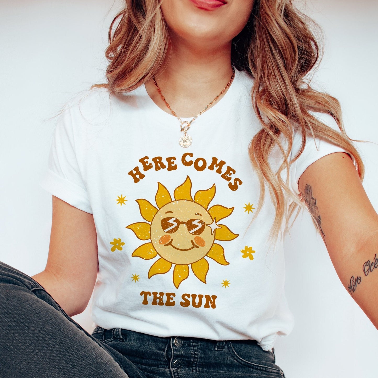 Groovy Summer Png Sublimation Hippie Sun Shirt Design