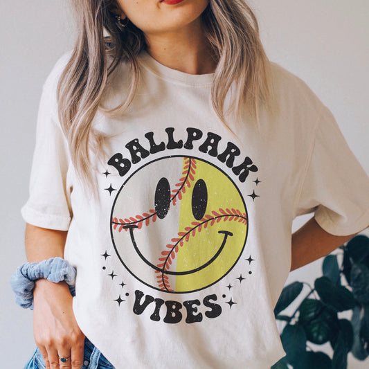 Ballpark Vibes PNG Sublimation SVG Shirt Design