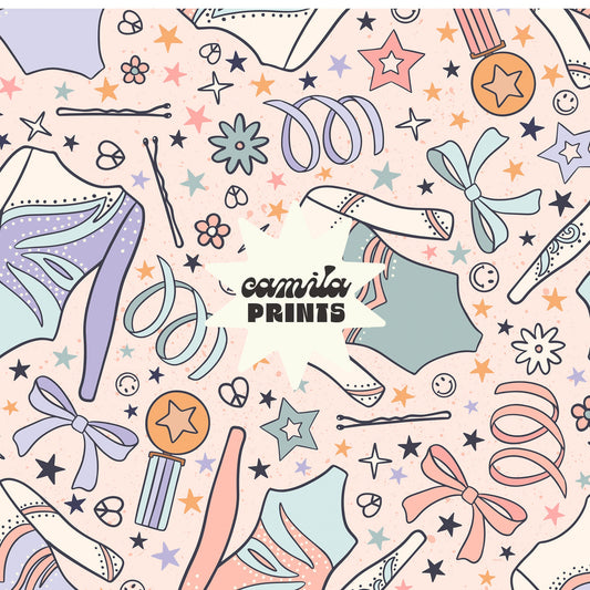 Gymnastics Seamless Gymnast Seamless File for Sublimation