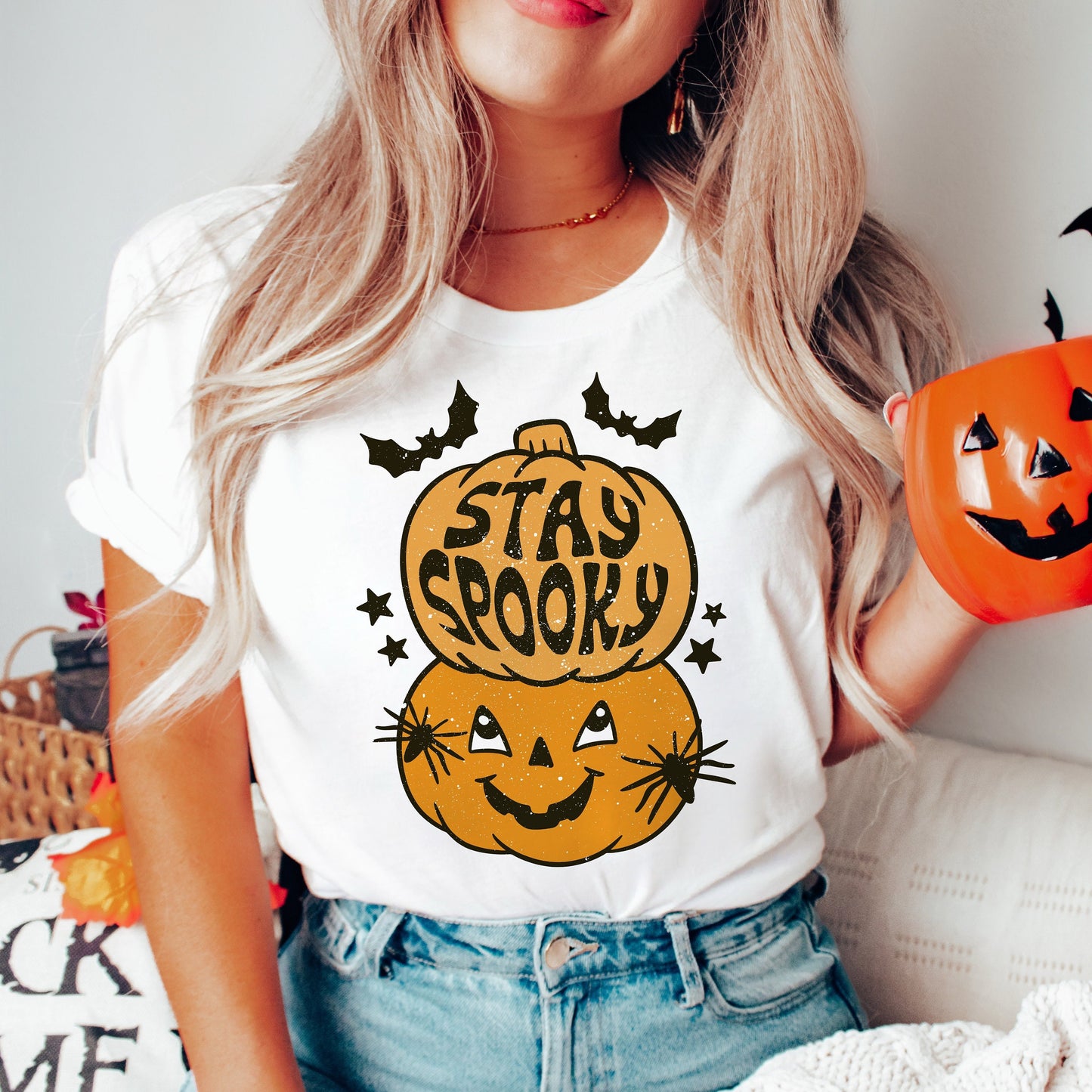 Halloween Png Sublimation Stay Spooky Shirt Design