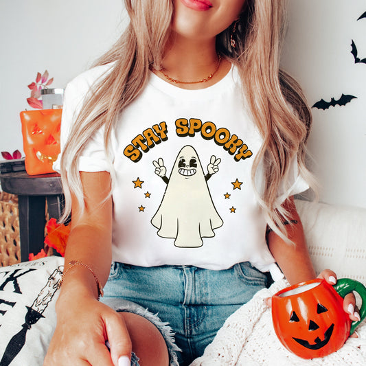 Halloween SVG Spooky Ghost PNG Sublimation File for Shirt Design