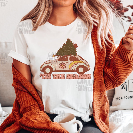 Groovy Christmas Png Sublimation Hippie SVG Shirt Design