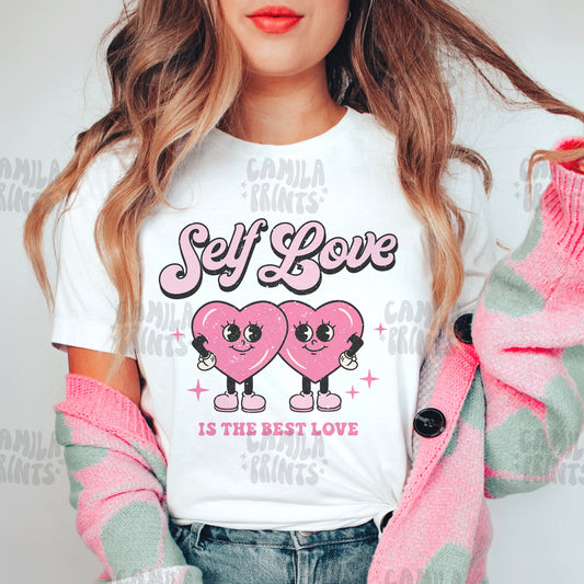 Valentines SVG Self Love PNG Sublimation T Shirt Design