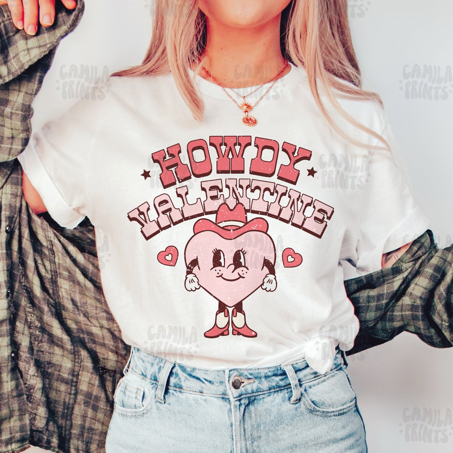 Valentines Png Sublimation Howdy Valentine SVG Shirt Design