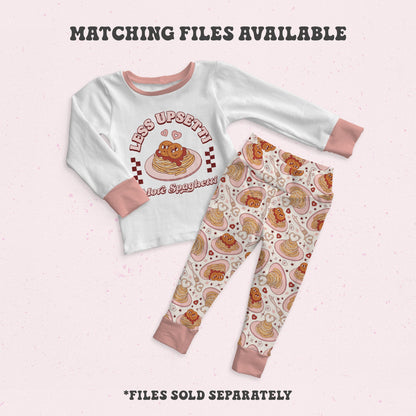 Valentines Pattern Spaghetti Seamless Repeat Pattern for Fabric Sublimation